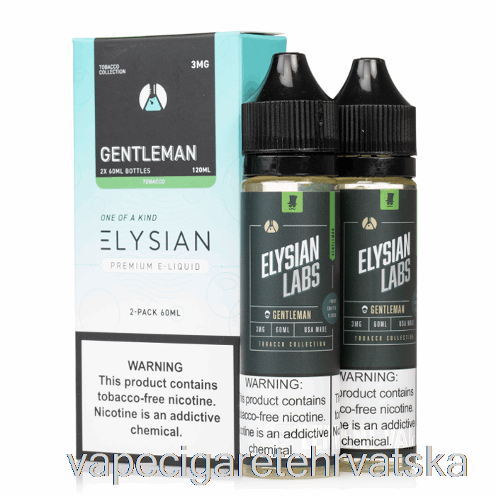 Vape Hrvatska Gentleman - Elysian Labs - 120ml 18mg